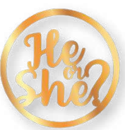 [ARMD60SOH] ARO DE MADERA 60 CM LAM. DORADO - HE OR SHE? / SENCILLO