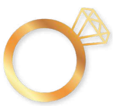 [ARMD60AD] ARO DE MADERA 60 CM LAM. DORADO - ANILLO DE COMPROMISO