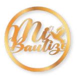 [ARMD60MB3] ARO DE MADERA 60 CM LAM. DORADO - MI BAUTIZO CON PALOMA / SENCILLO