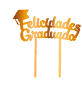 [T-FG] TOPPER FELICIDADES GRADUADO